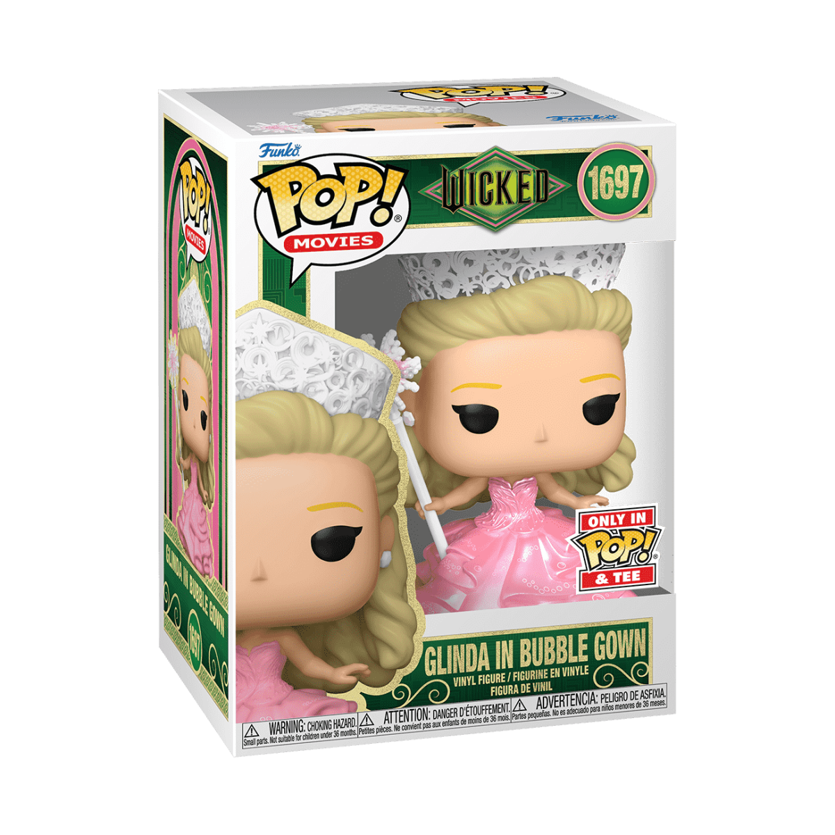 Pop! & Tee Glinda - Figurine Pop! & Tee Wicked - vue 4