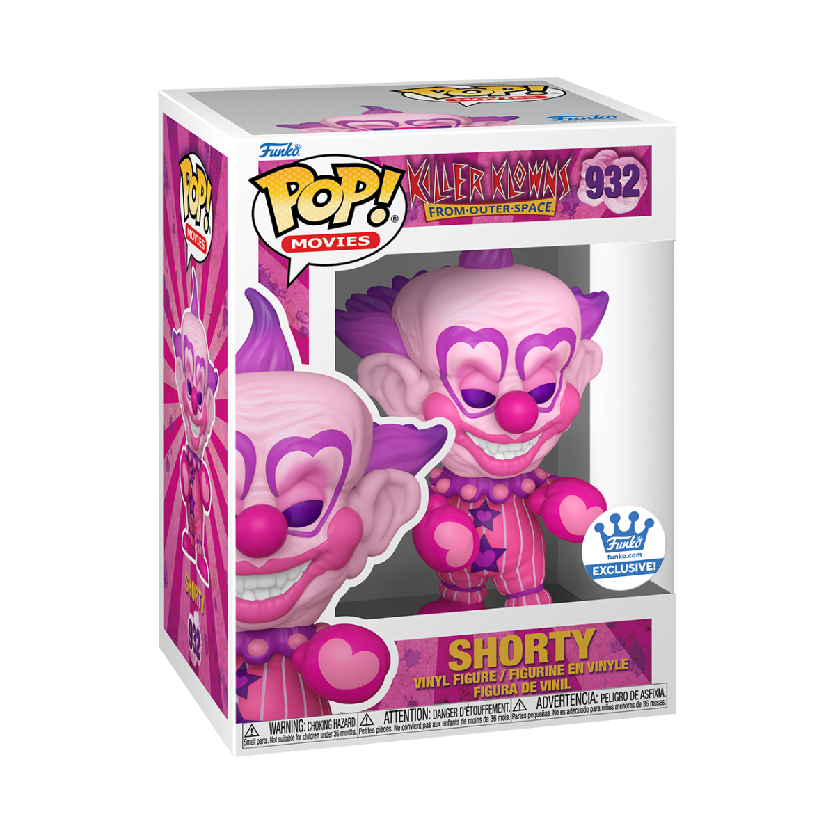 Pop! Shorty (Valentine) - Figurine Pop! Killer Klowns from Outer Space - vue 3