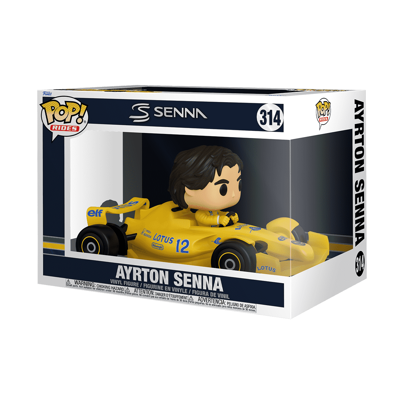 Pop! Rides Super Deluxe Ayrton Senna - Figurine Pop! Senna - vue 2