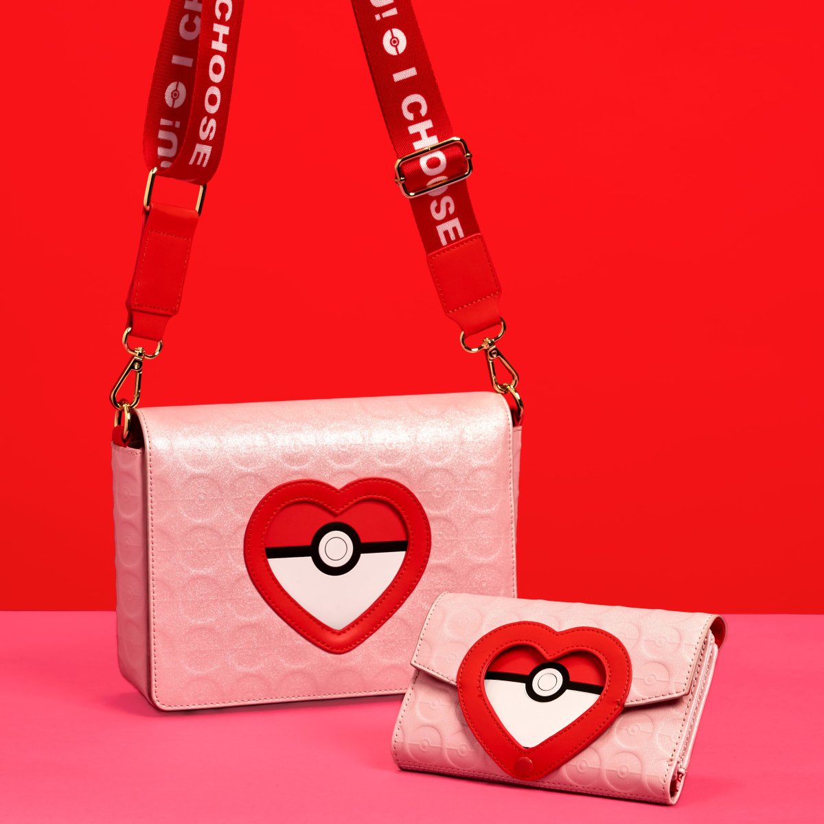 Pokémon Exclusive I Choose You Hearts Flap Zip Around Wallet - Figurine Wallets Pokémon - vue 3