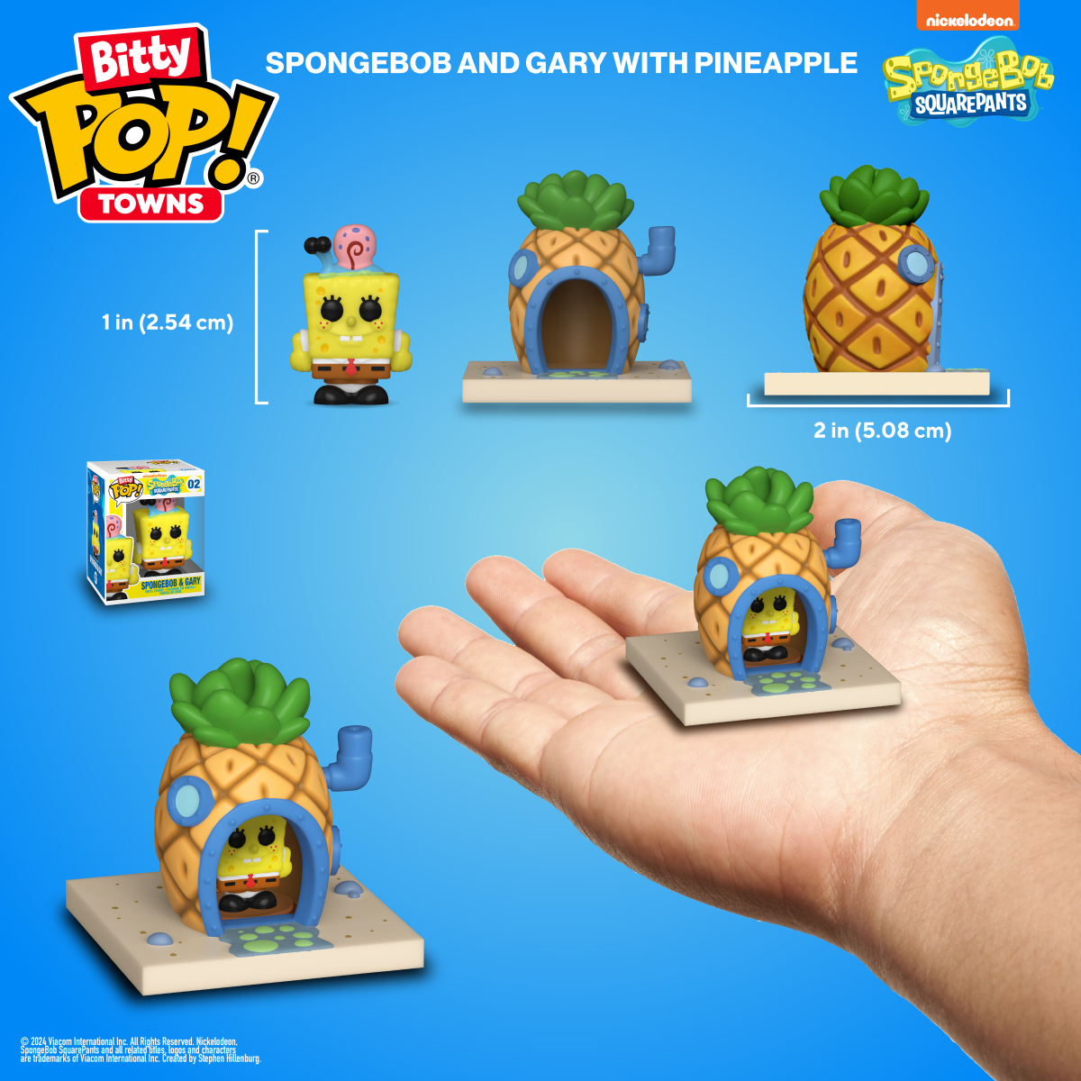 Bitty Pop! Towns SpongeBob and Pineapple House - Figurine Bitty Pop! Nickelodeon - vue 2