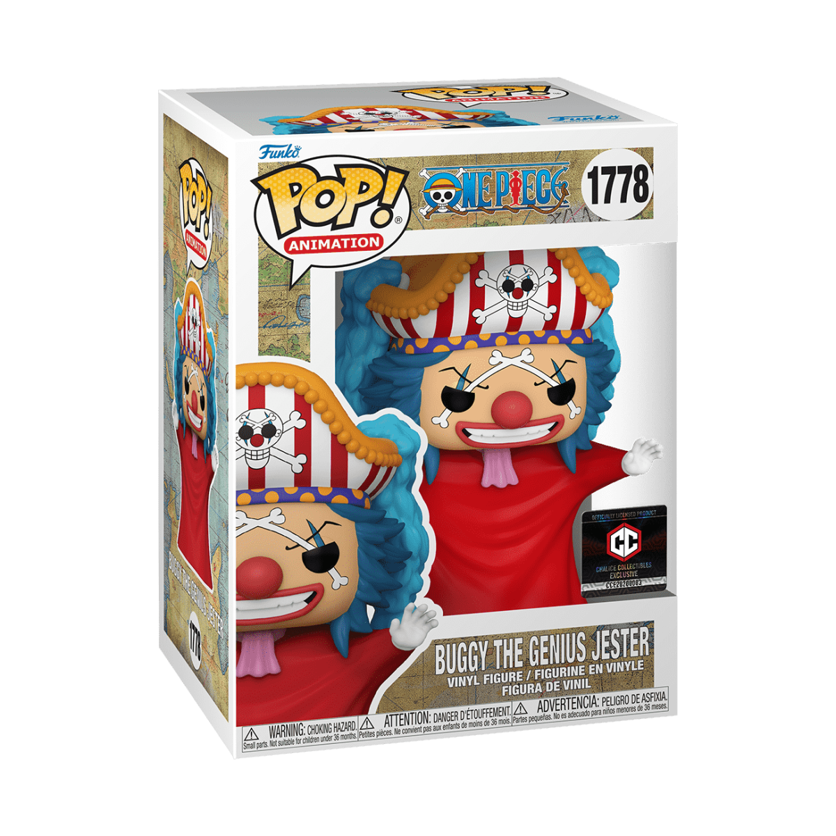 Pop! Buggy the Genius Jester - Figurine Pop! One Piece - vue 2