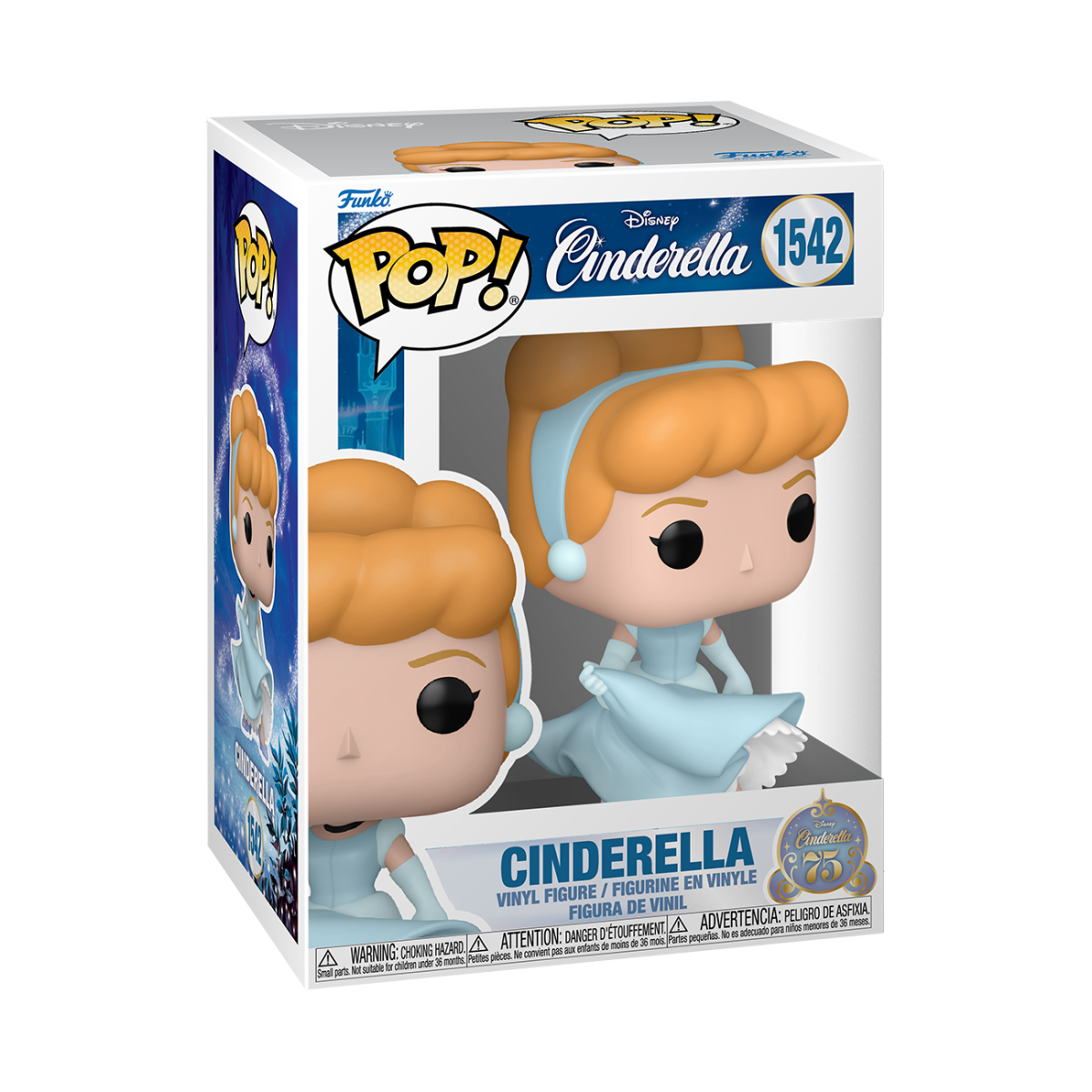 Pop! Cinderella (75th Anniversary) - Figurine Pop! Disney - vue 2