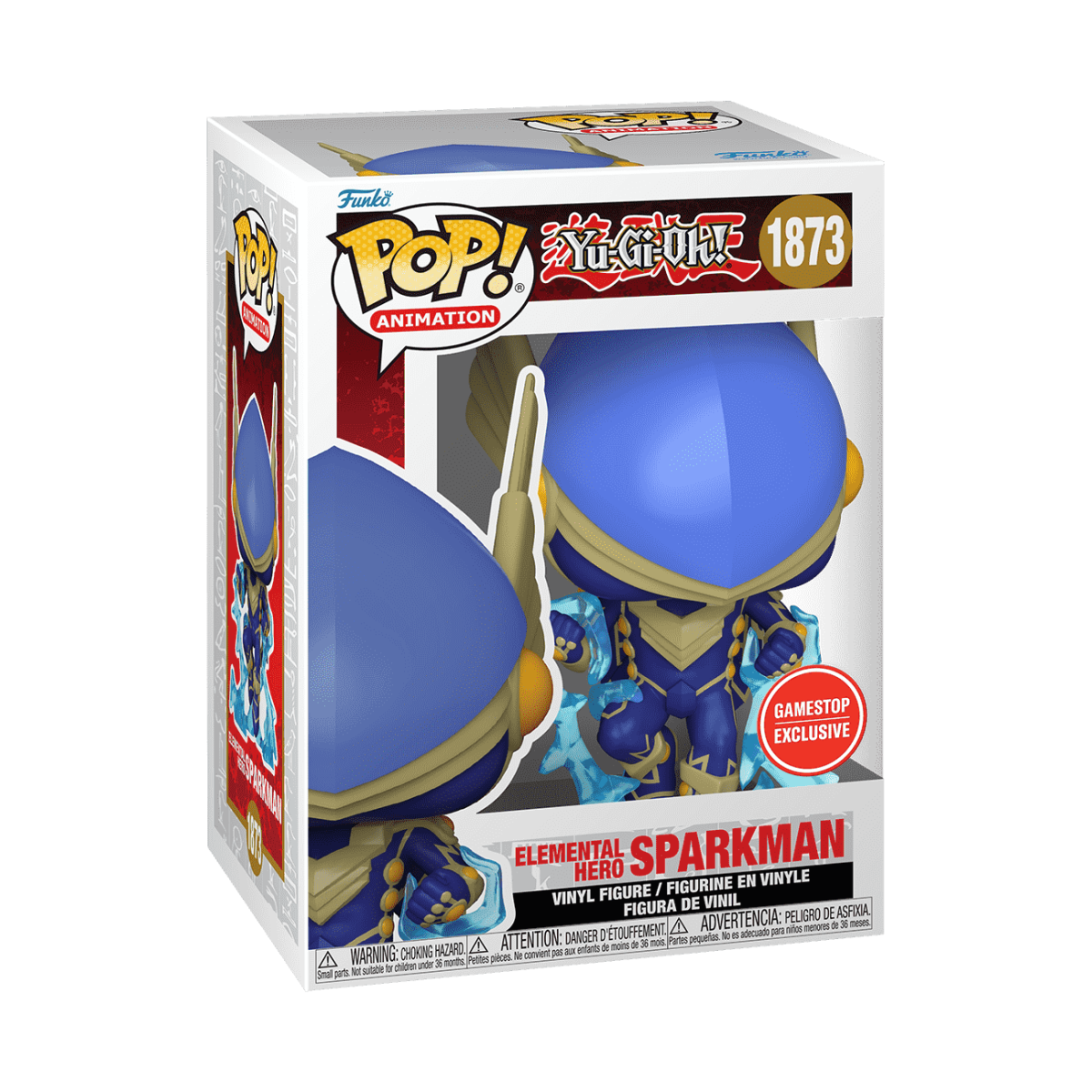 Pop! Elemental Hero Sparkman - Figurine Pop! Yu-Gi-Oh! - vue 2