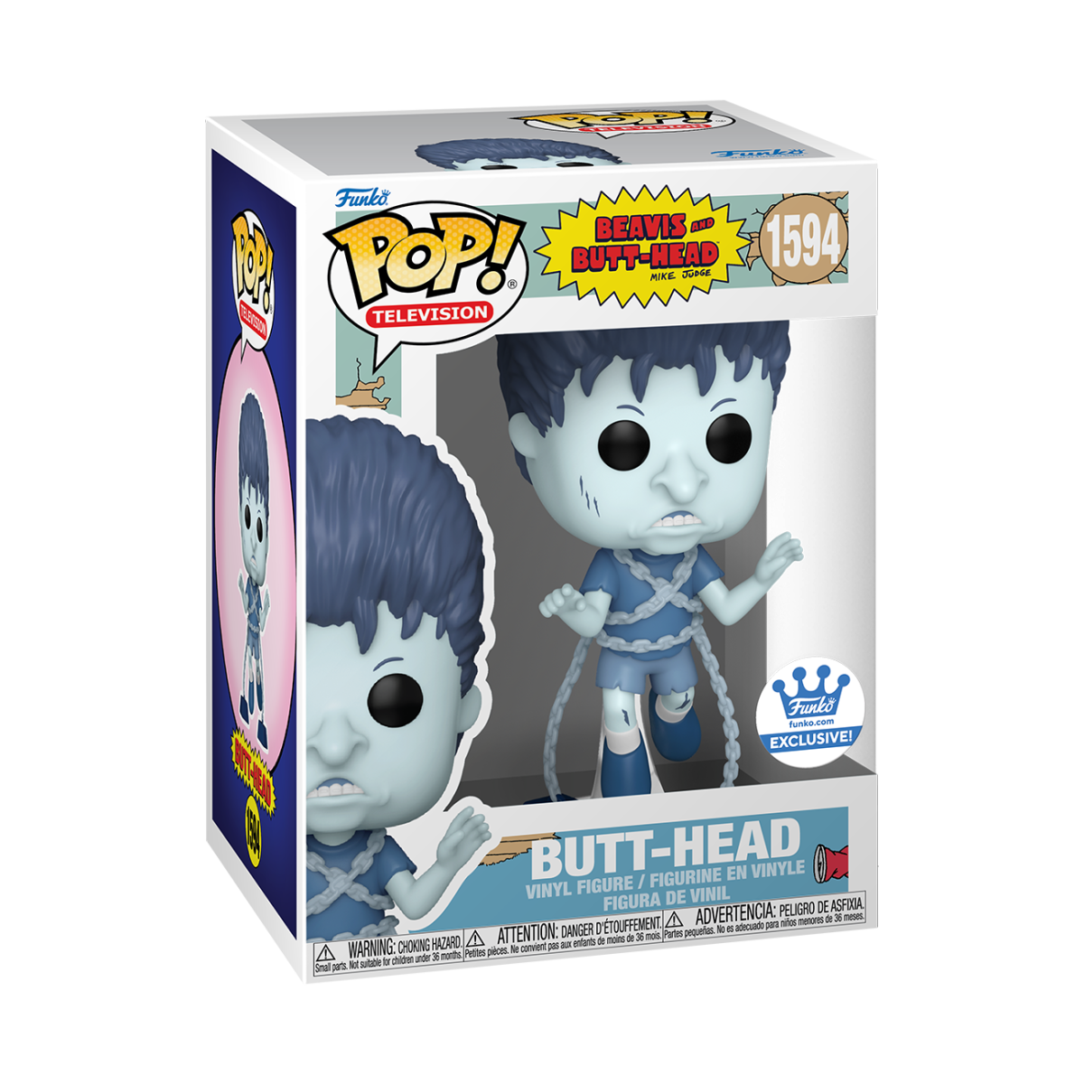 Pop! Butt-Head (Ghost) - Figurine Pop! Beavis and Butthead - vue 3
