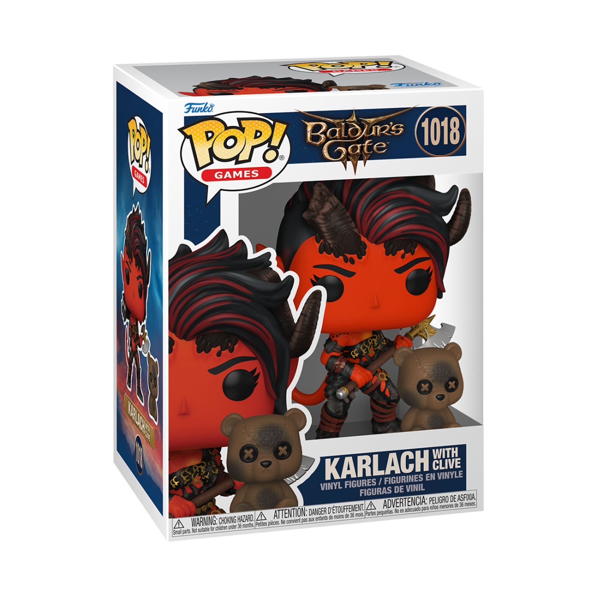 Pop! & Buddy Karlach with Clive - Figurine Pop! Baldur's Gate - vue 2