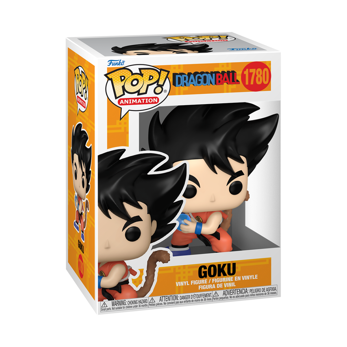 Pop! Goku with Tail (Kamehameha) - Figurine Pop! Dragon Ball - vue 2