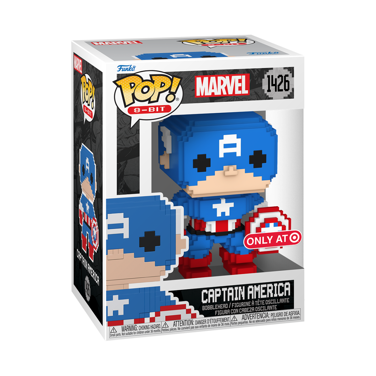 Pop! 8-Bit Captain America - Figurine Pop! Marvel - vue 2