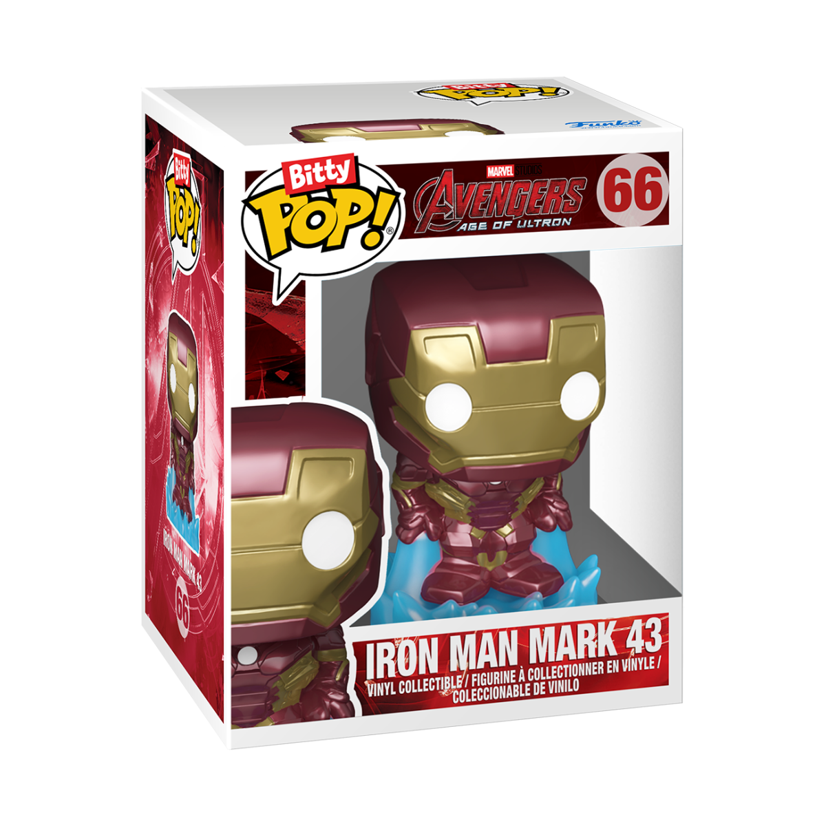 Bitty Pop! Bitty Bot Hulkbuster with Iron Man - Figurine Bitty Pop! Marvel - vue 5