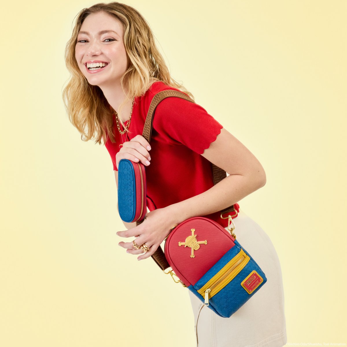 One Piece Convertible Sling Crossbody Bag with Coin Bag - Figurine Bags One Piece - vue 2