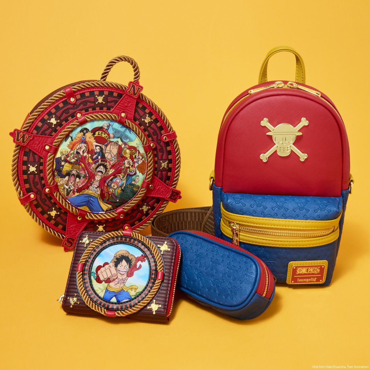 One Piece Convertible Sling Crossbody Bag with Coin Bag - Figurine Bags One Piece - vue 4