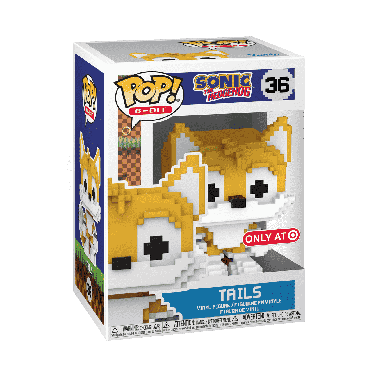 Pop! 8-Bit Tails - Figurine Pop! Sonic The Hedgehog - vue 2
