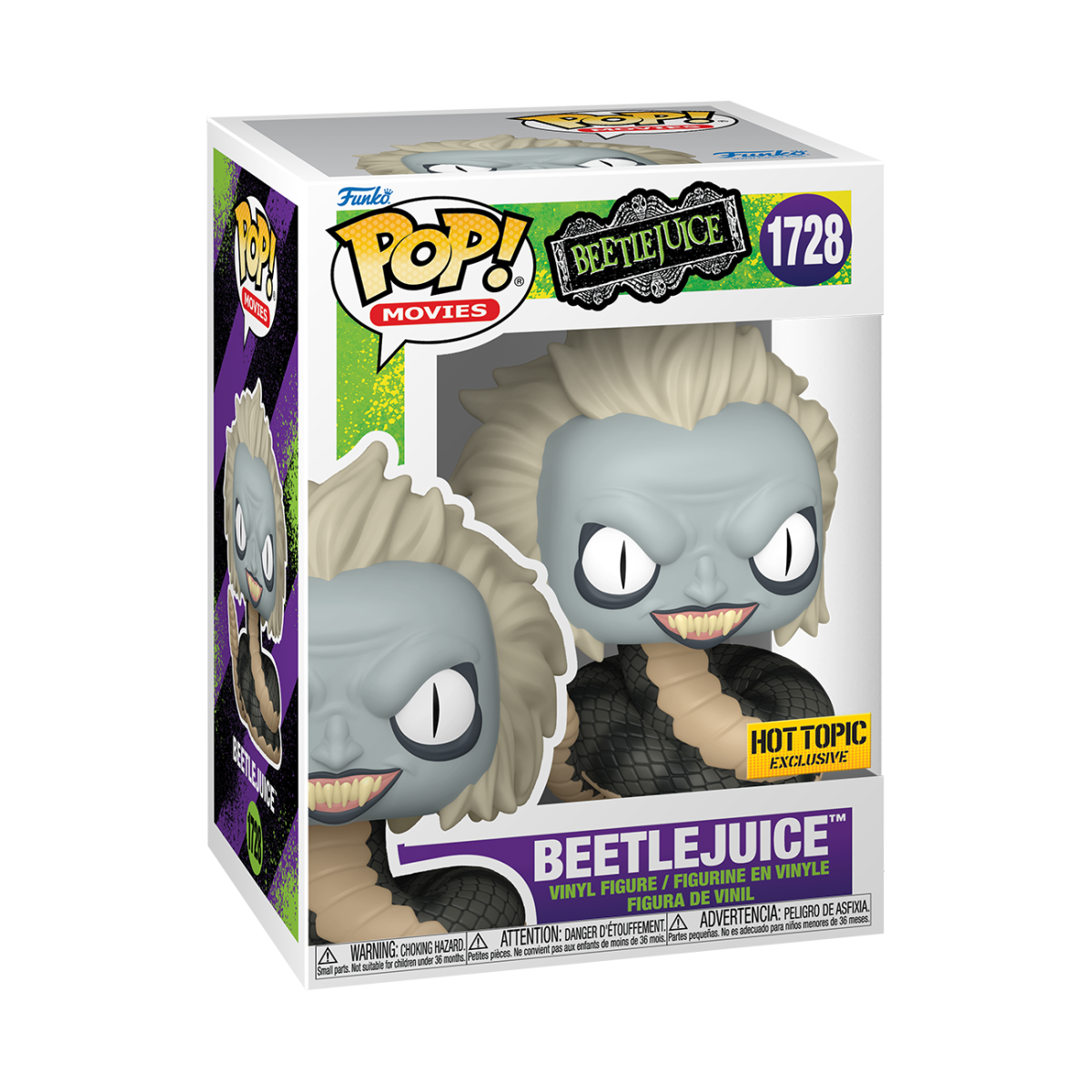 Pop! Beetlejuice (Snake) - Figurine Pop! Beetlejuice - vue 2