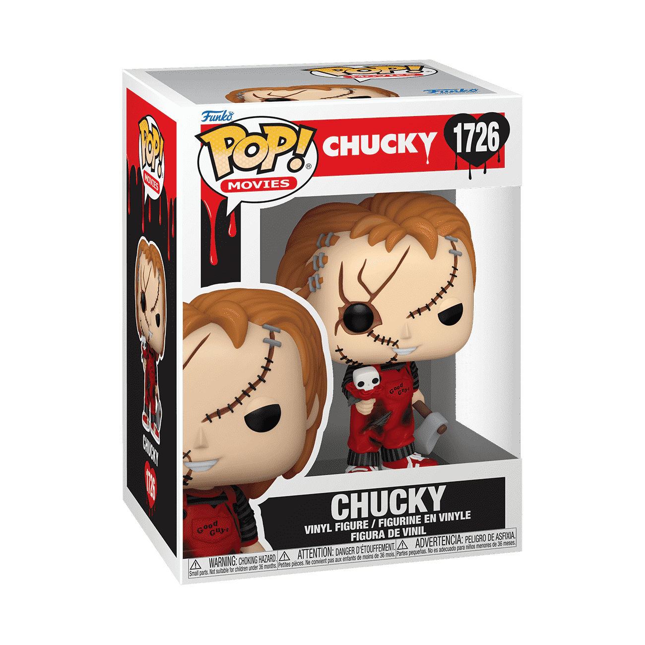 Pop! Chucky with Flower (Valentine) - Figurine Pop! Child's Play - vue 2