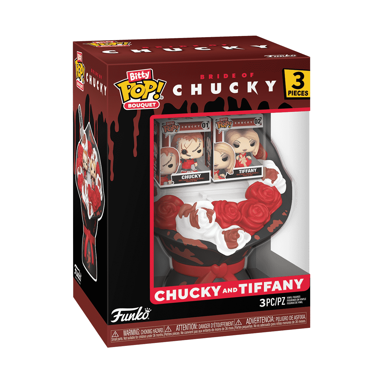 Bitty Pop! Bouquet Chucky & Tiffany (Valentine) - Figurine Bitty Pop! Bride of Chucky - vue 3