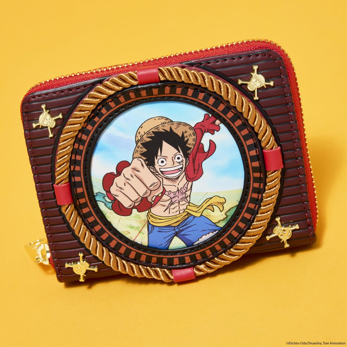 One Piece Luffy Zip Around Wallet - Figurine Wallets One Piece - vue 3