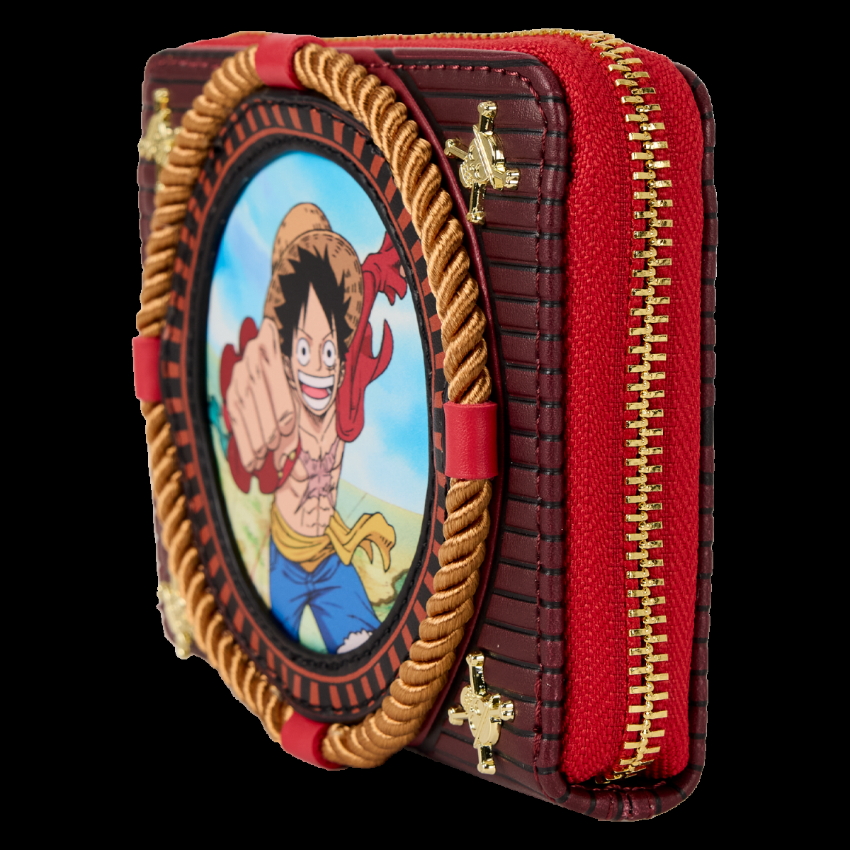 One Piece Luffy Zip Around Wallet - Figurine Wallets One Piece - vue 5