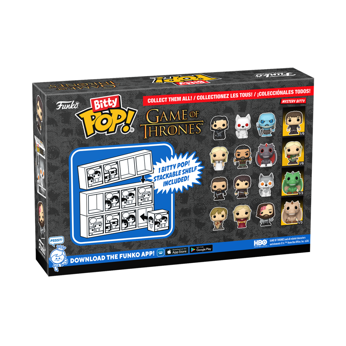 Bitty Pop! Game of Thrones 4-Pack Series 1 - Figurine Bitty Pop! Game of Thrones - vue 4