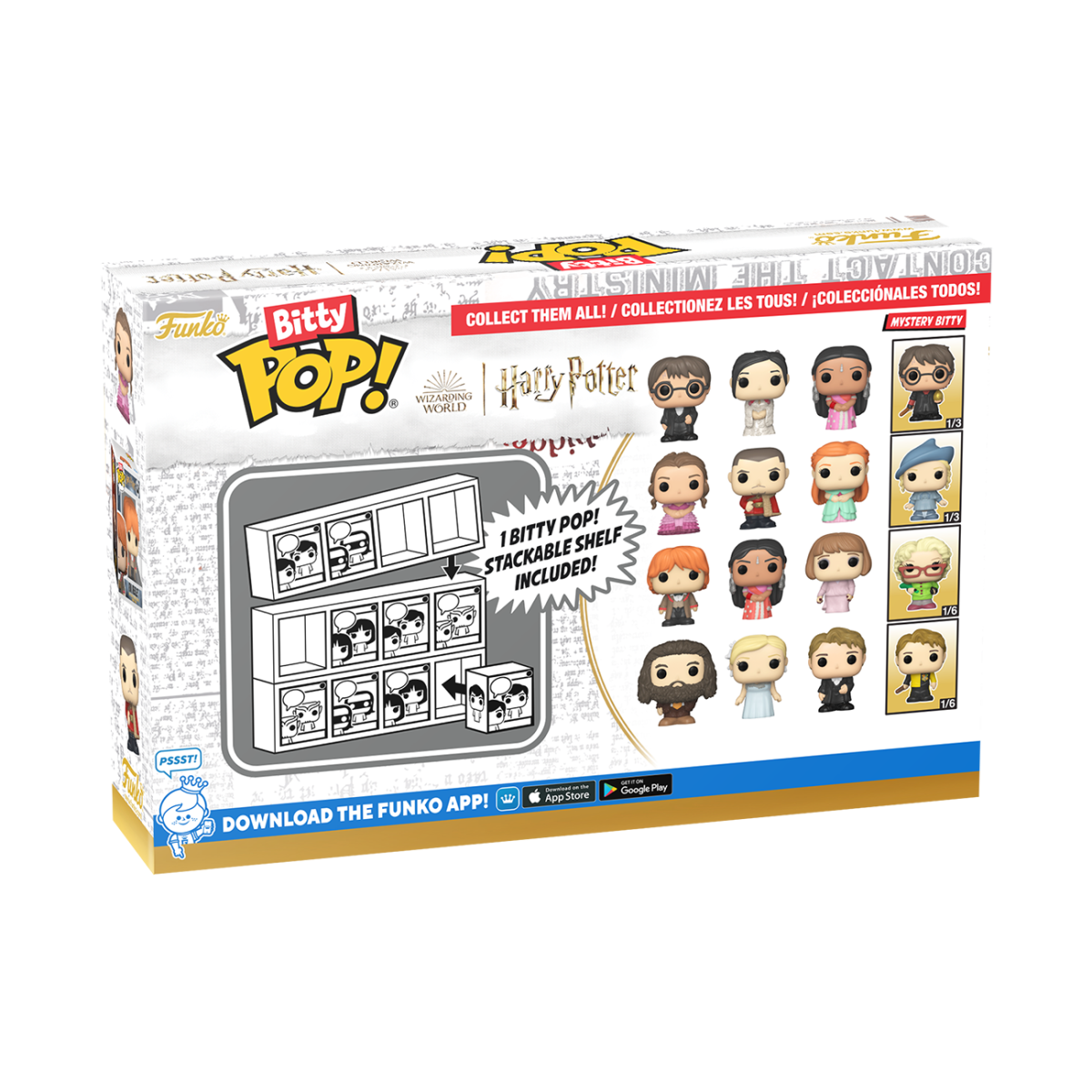 Bitty Pop! Harry Potter and the Goblet of Fire 4-Pack Series 1 - Figurine Bitty Pop! Harry Potter - vue 3