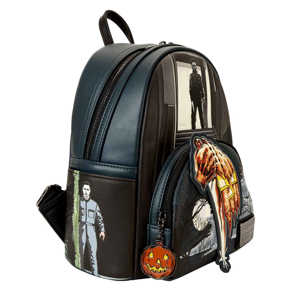 Halloween Michael Myers Jack-O'-Lantern Glow Mini Backpack - Figurine Bags Halloween - vue 6