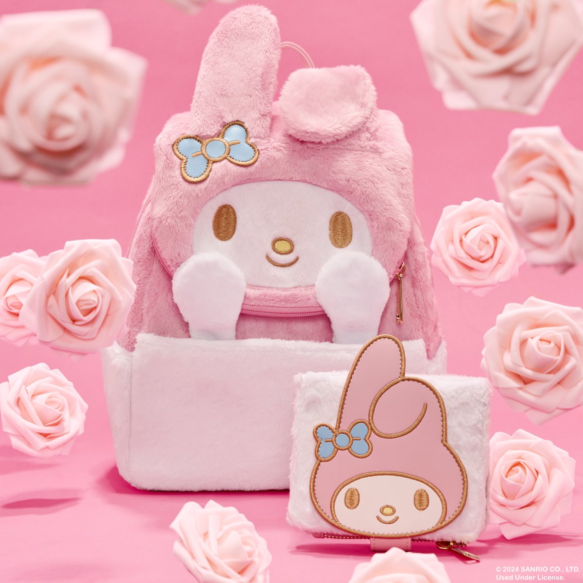 Sanrio Exclusive My Melody Plush Cosplay Bifold Wallet - Figurine Wallets Sanrio - vue 3