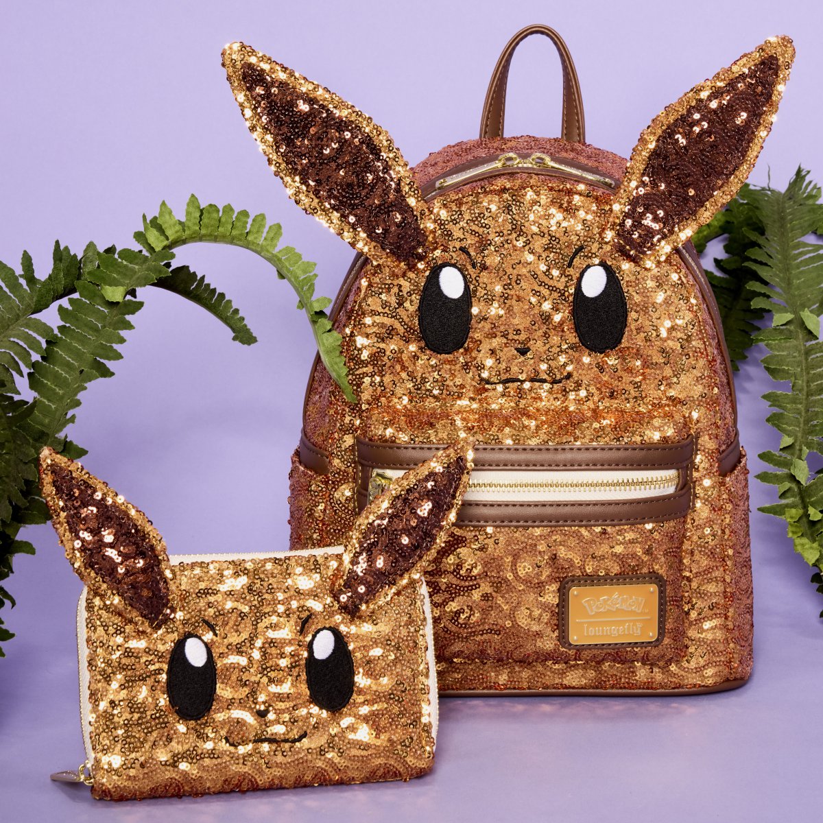 Pokémon Exclusive Eevee Sequin Cosplay Mini Backpack - Figurine Bags Pokémon - vue 3