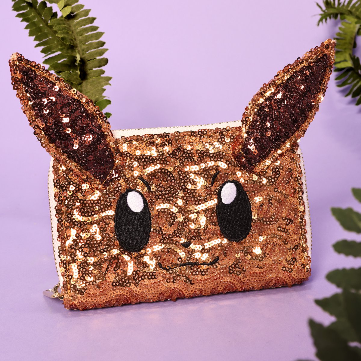 Pokémon Exclusive Eevee Sequin Cosplay Zip Around Wallet - Figurine Wallets Pokémon - vue 2