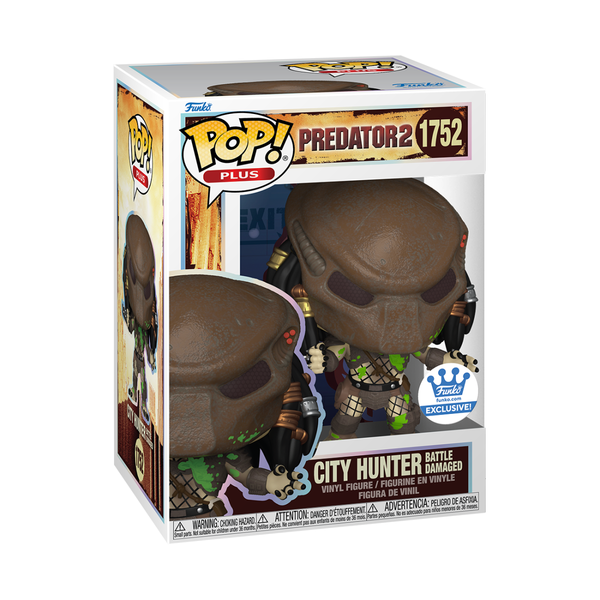 Pop! Plus City Hunter (Battle Damaged) - Figurine Pop! Predator - vue 3