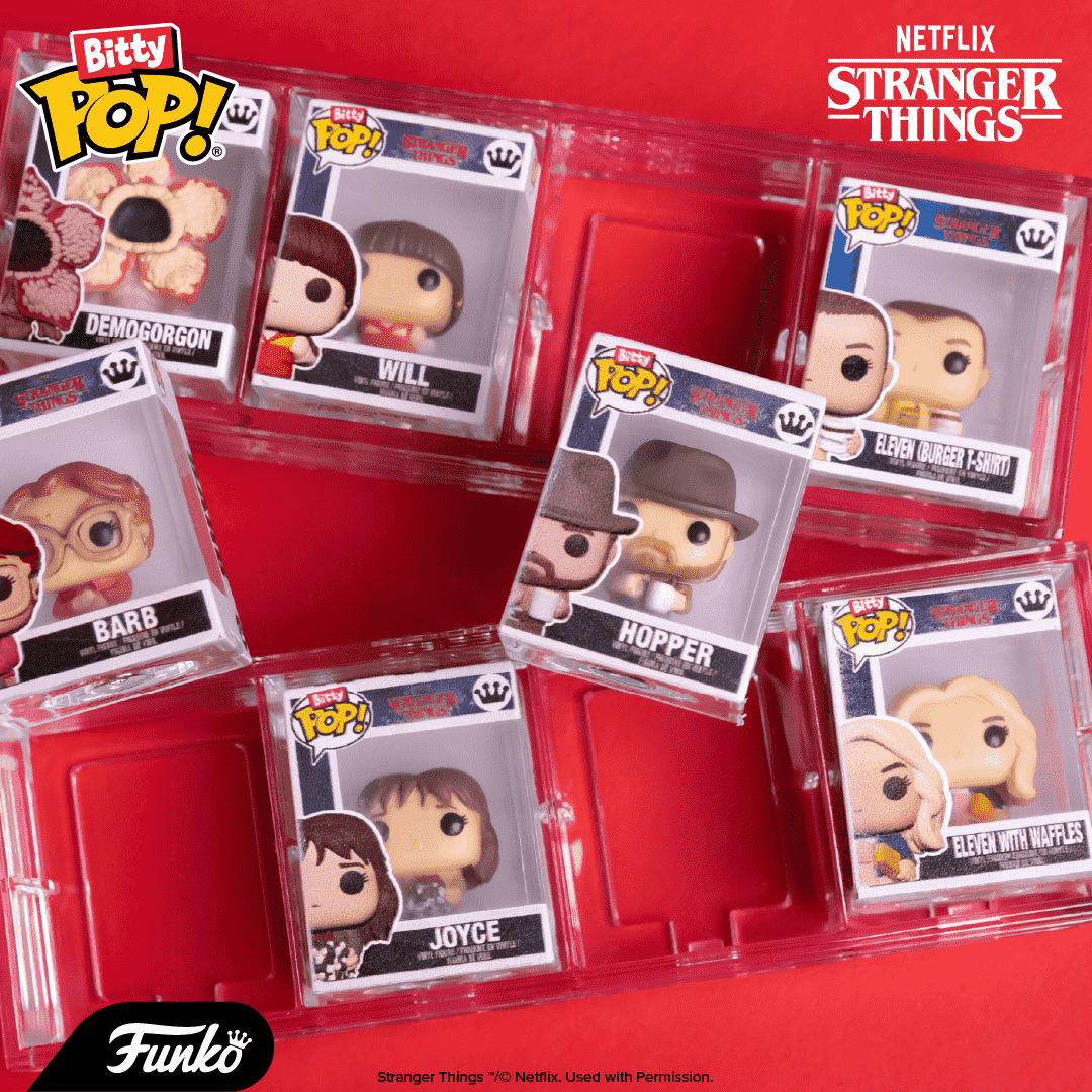 Bitty Pop! Stranger Things 4-Pack Series 4 - Figurine Bitty Pop! Stranger Things - vue 2