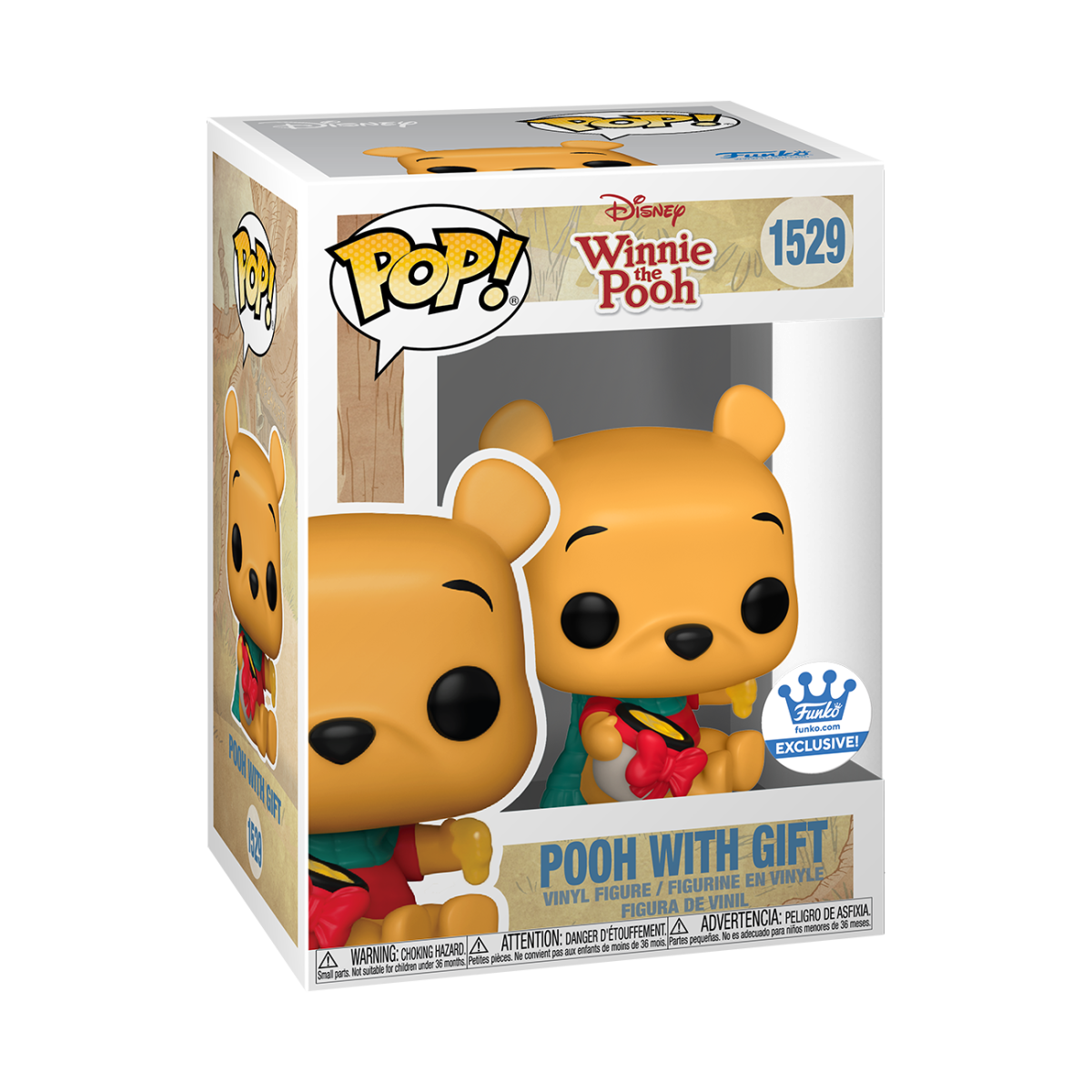 Pop! Pooh with Gift - Figurine Pop! Disney - vue 3
