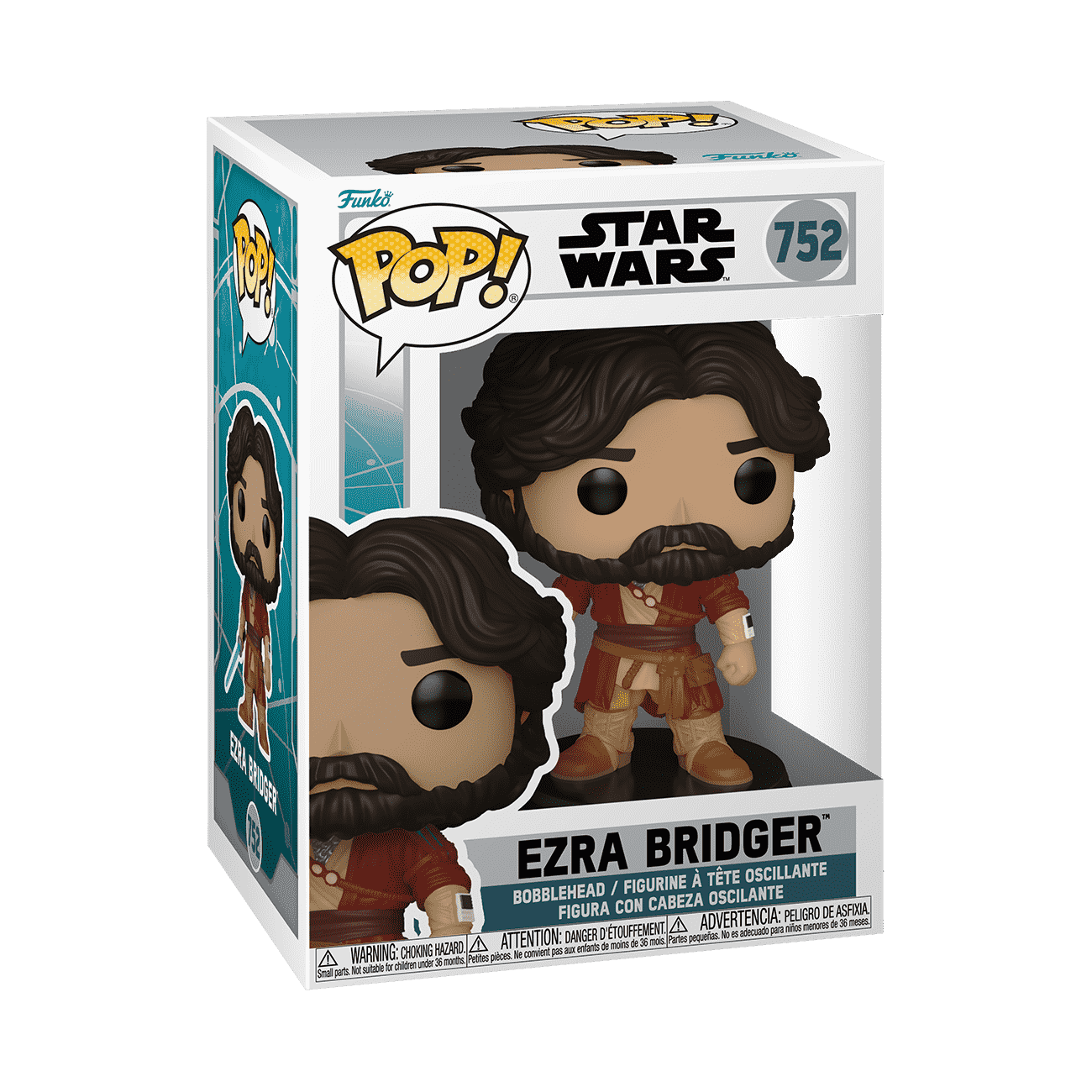 Pop! Ezra Bridger with Lightsaber - Figurine Pop! Star Wars - vue 2