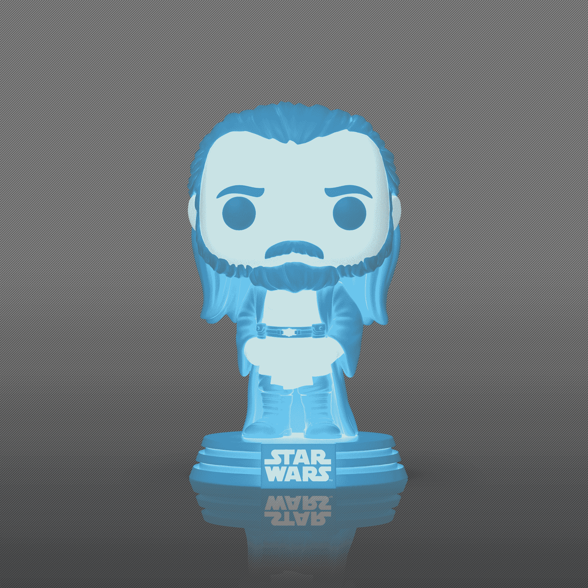 Pop! Qui-Gon Jinn (Force Ghost) - Figurine Pop! Star Wars - vue 3