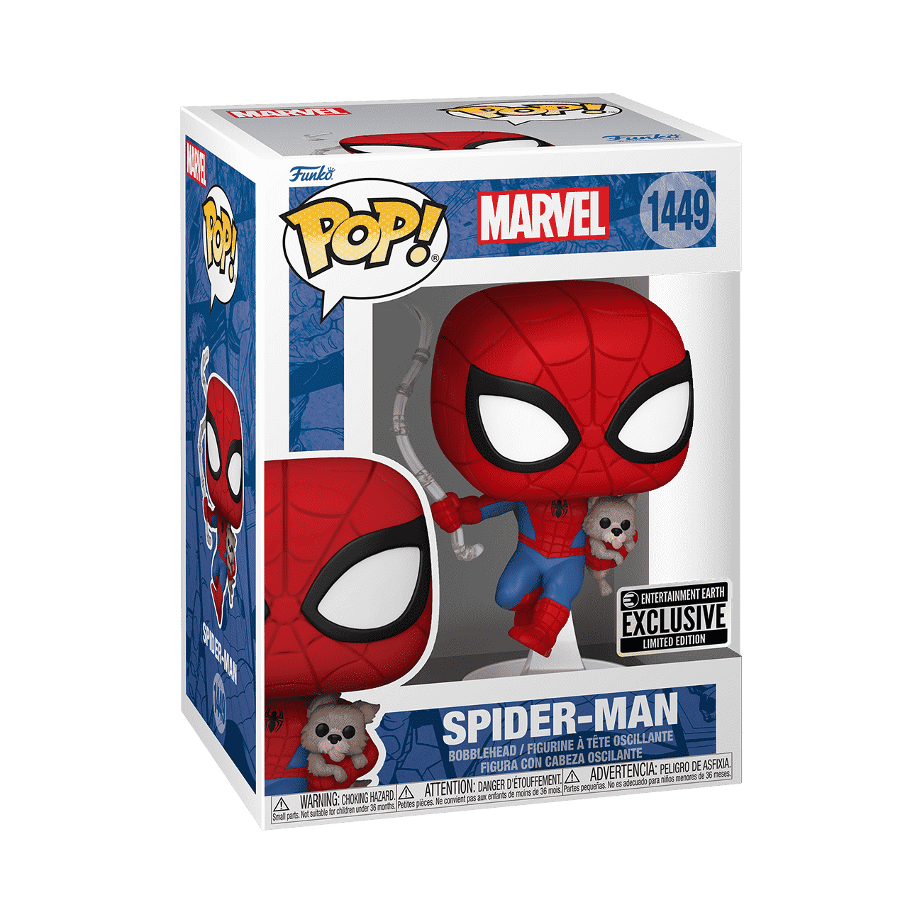 Pop! Spider-Man with Sandwich the Dog - Figurine Pop! Marvel - vue 2