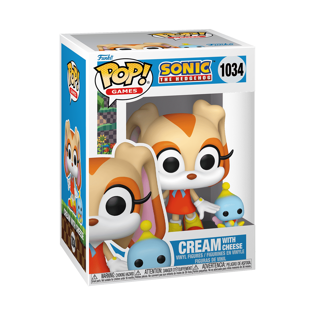 Pop! & Buddy Cream with Cheese - Figurine Pop! Sonic The Hedgehog - vue 2