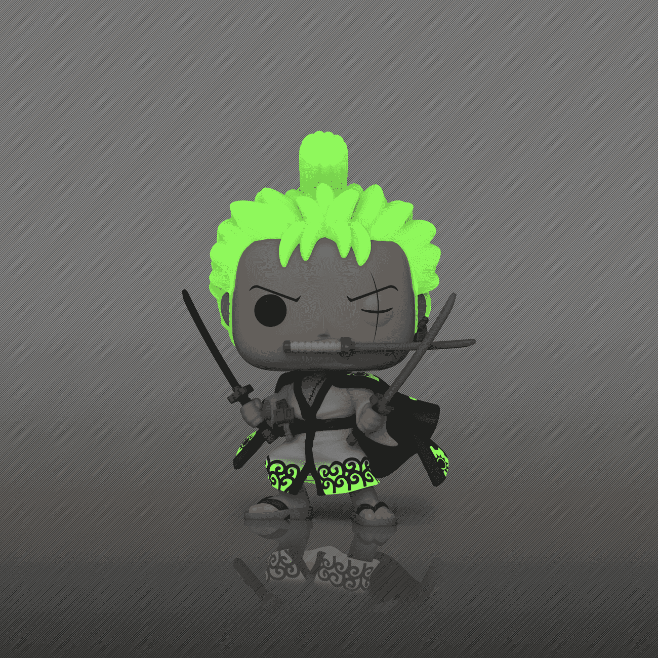 Pop! Roronoa Zoro (Three Sword Style) (Glow) - Figurine Pop! One Piece - vue 3