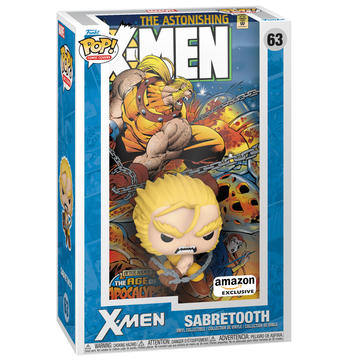 Pop! Comic Covers The Astonishing X-Men #2 (Sabretooth) - Figurine Pop! Marvel - vue 2