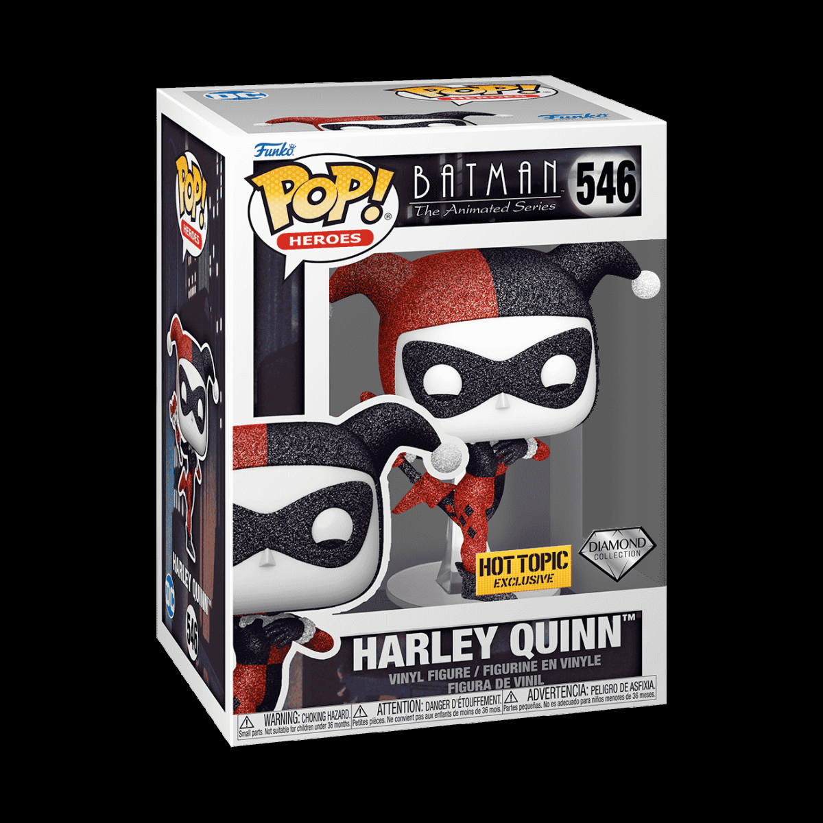 Pop! Harley Quinn with Scepter (Diamond) - Figurine Pop! DC Comics - vue 2