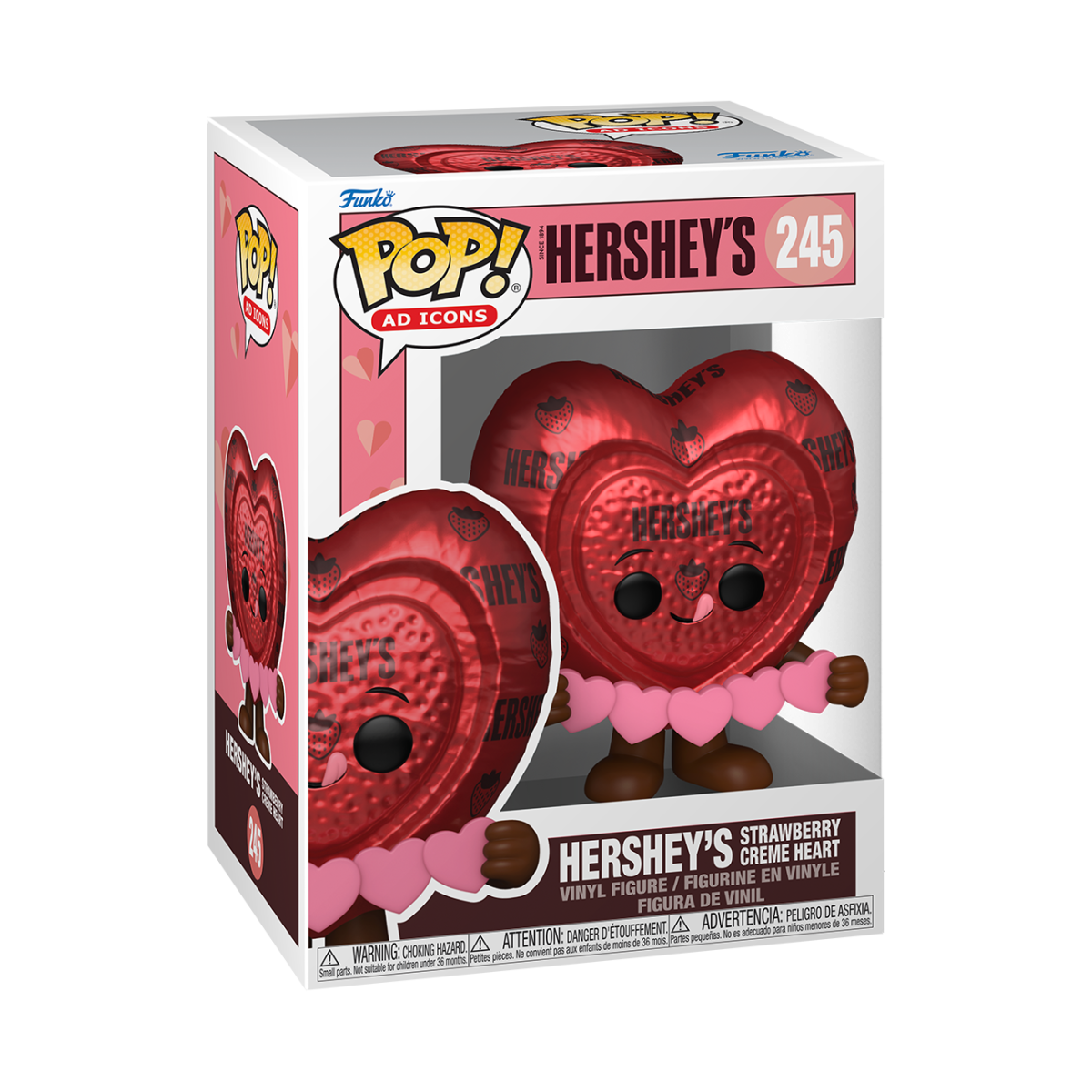 Pop! Hershey's Strawberry Creme Heart - Figurine Pop! Hershey's - vue 2