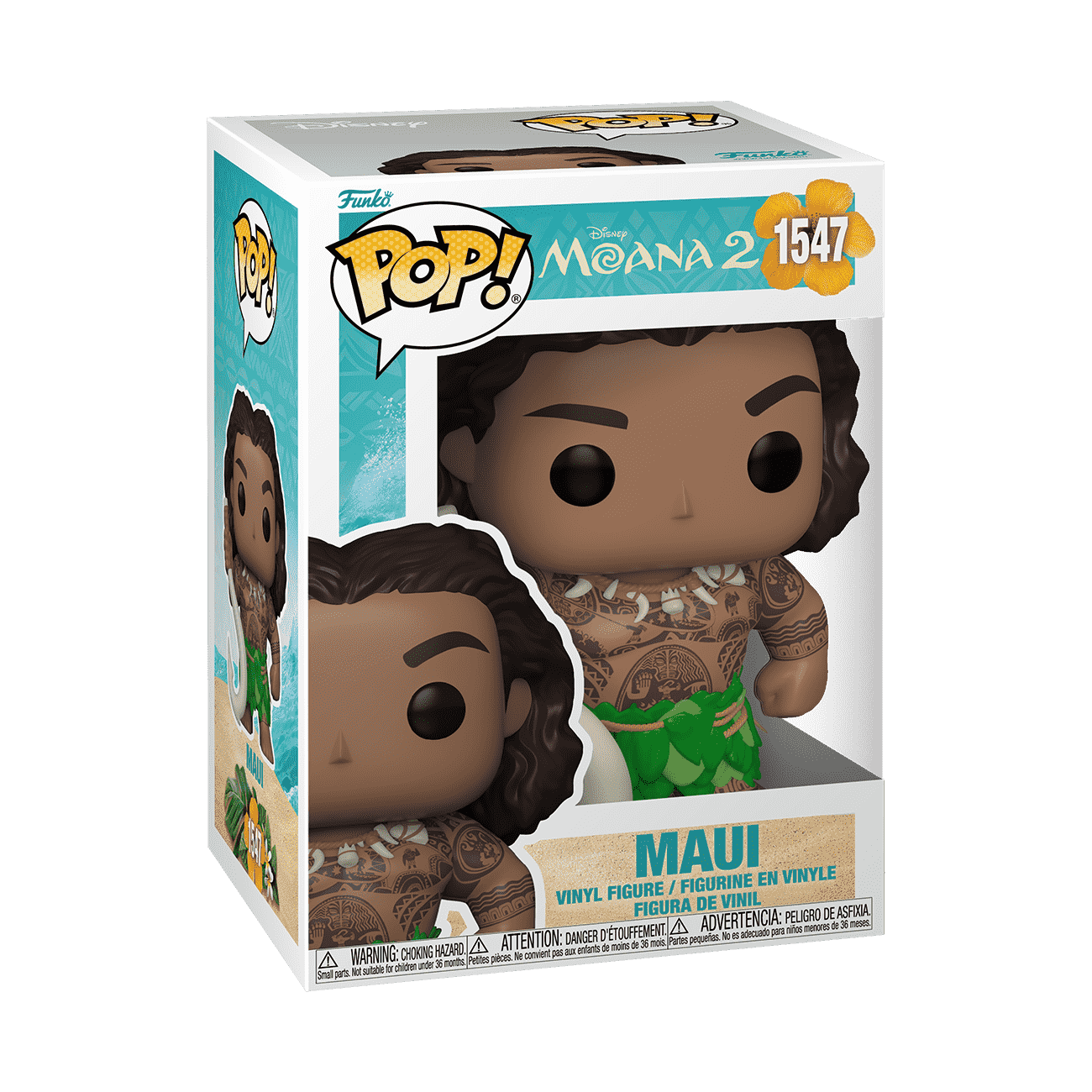 Pop! Maui with Fish Hook - Figurine Pop! Disney - vue 2