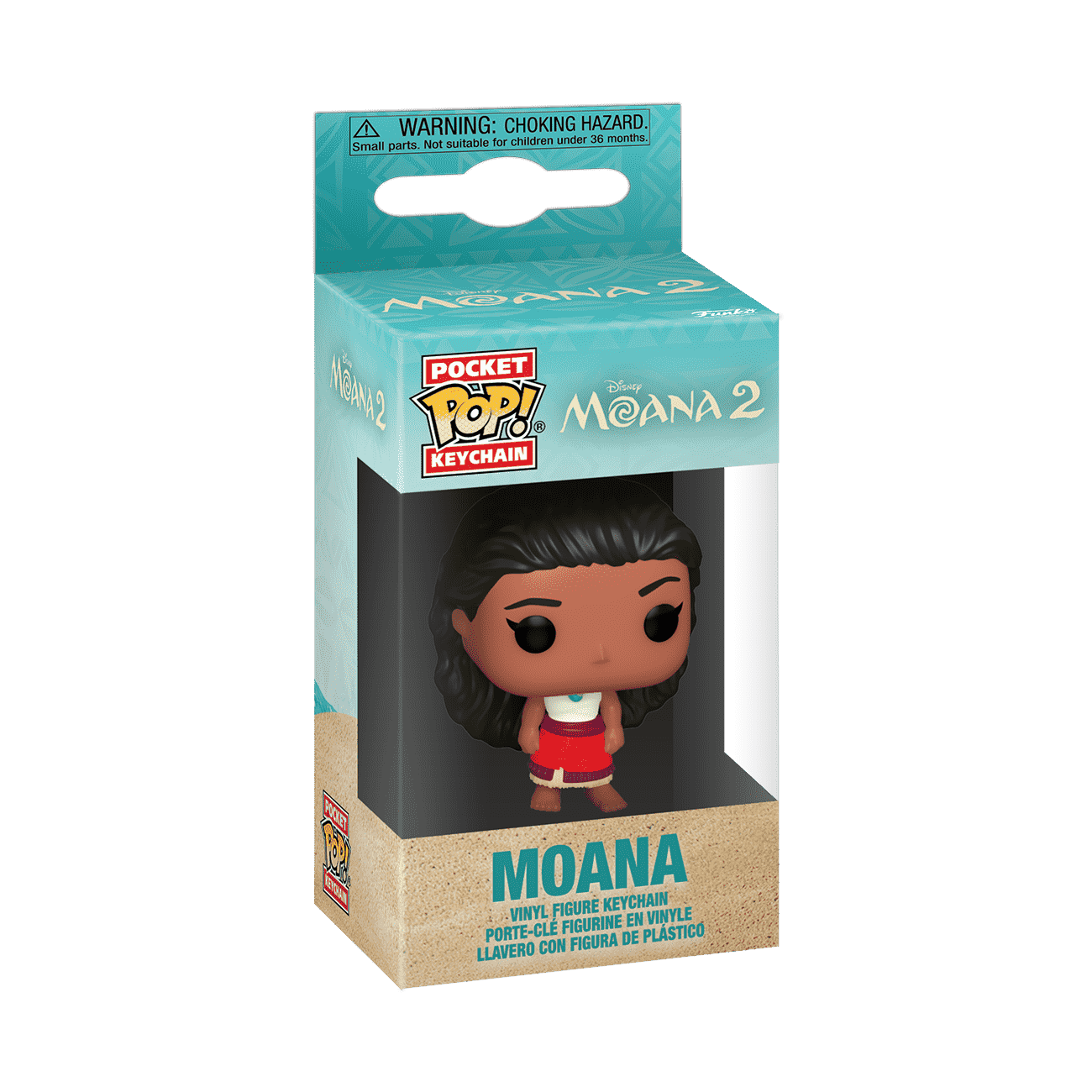 Pop! Keychain Moana in Red Skirt - Figurine Pop! Disney - vue 2
