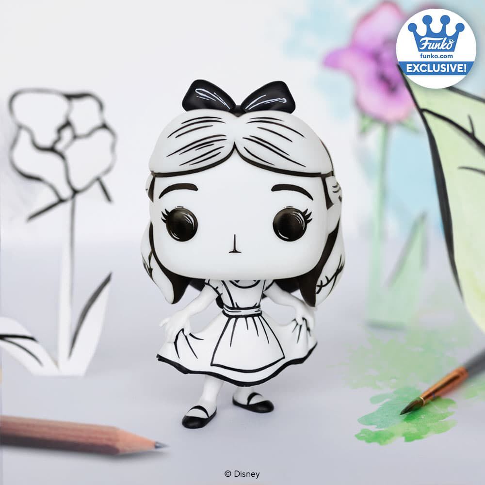 Pop! Alice (Curtsying) (Sketched) - Figurine Pop! Disney - vue 2