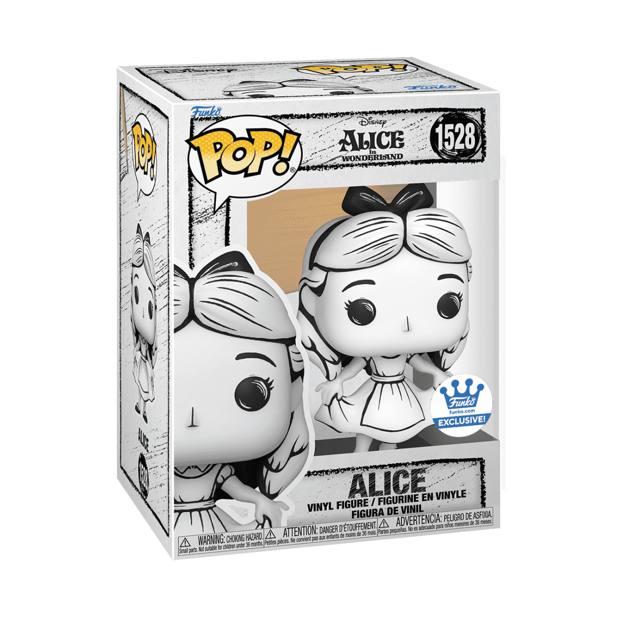 Pop! Alice (Curtsying) (Sketched) - Figurine Pop! Disney - vue 3