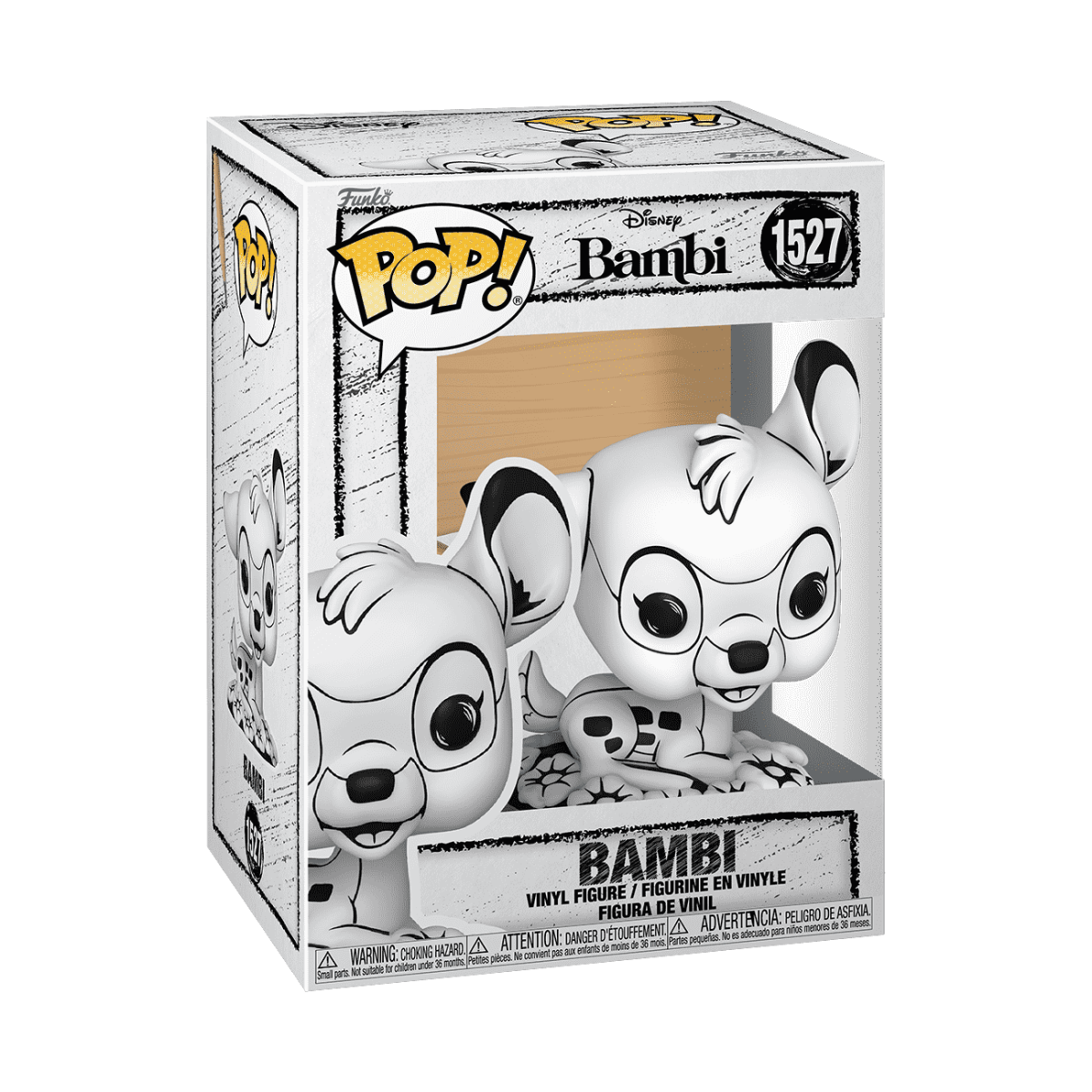 Pop! Bambi (Sketched) - Figurine Pop! Disney - vue 2