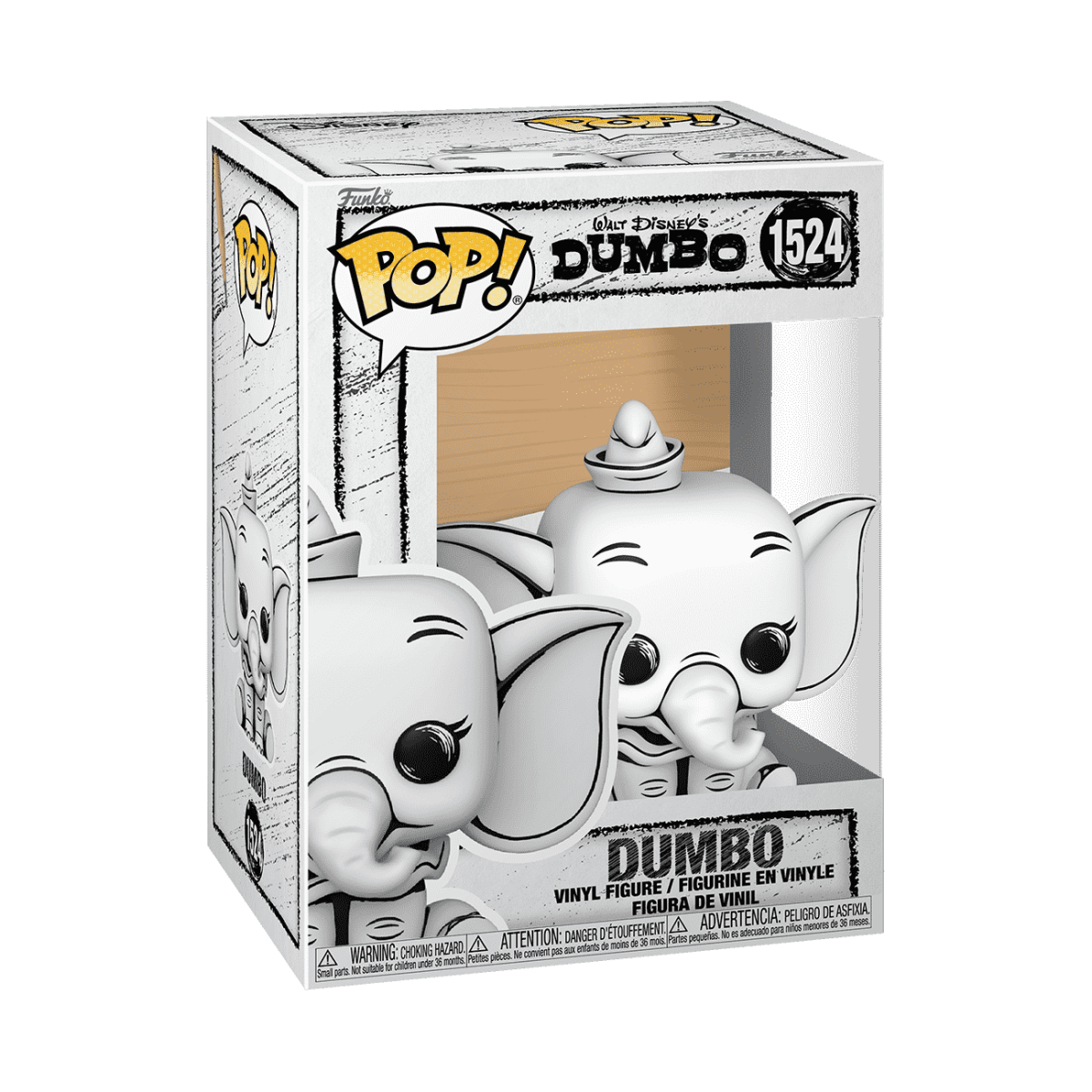 Pop! Dumbo (Sketched) - Figurine Pop! Disney - vue 2