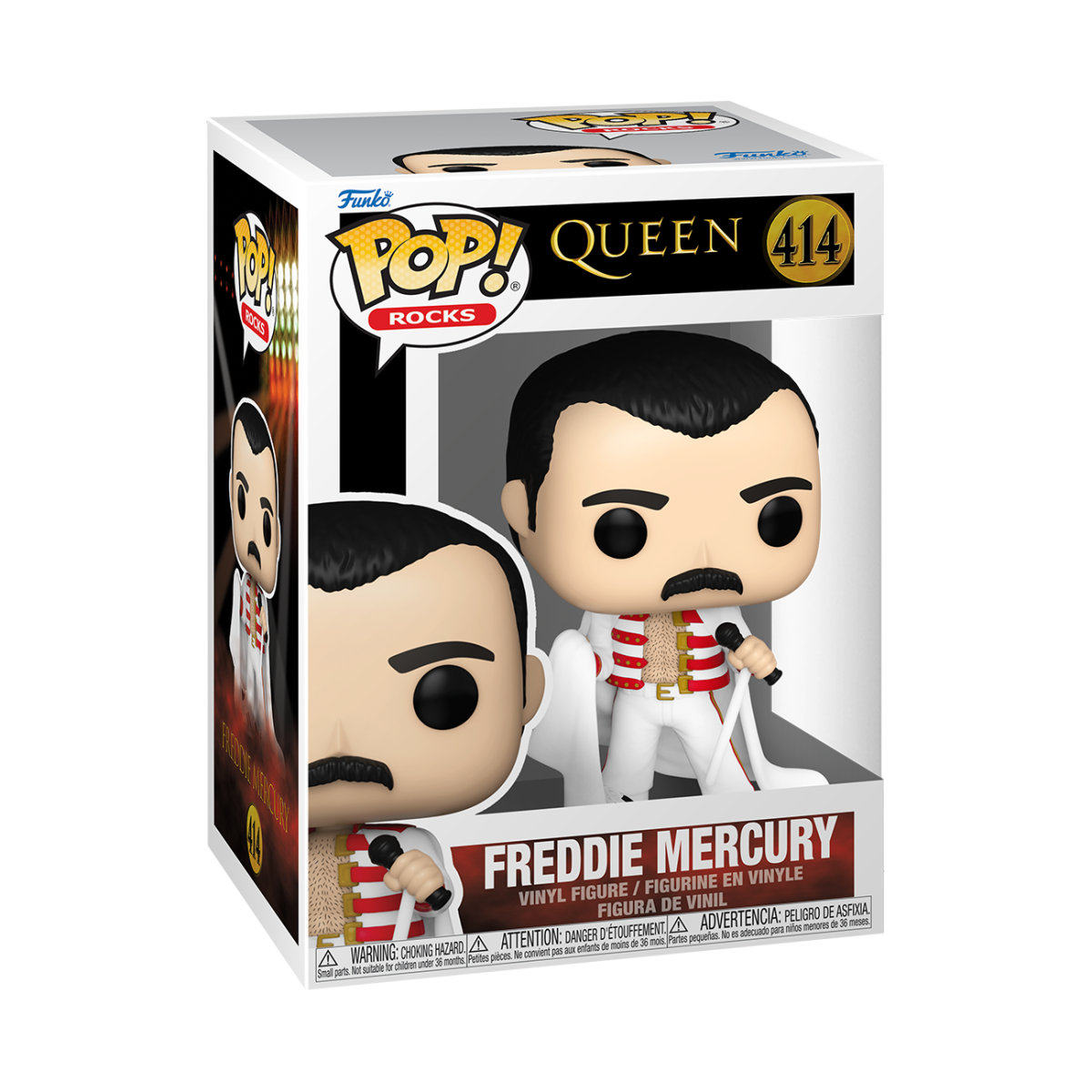 Pop! Freddie Mercury (We Will Rock You Tour) - Figurine Pop! Queen - vue 2