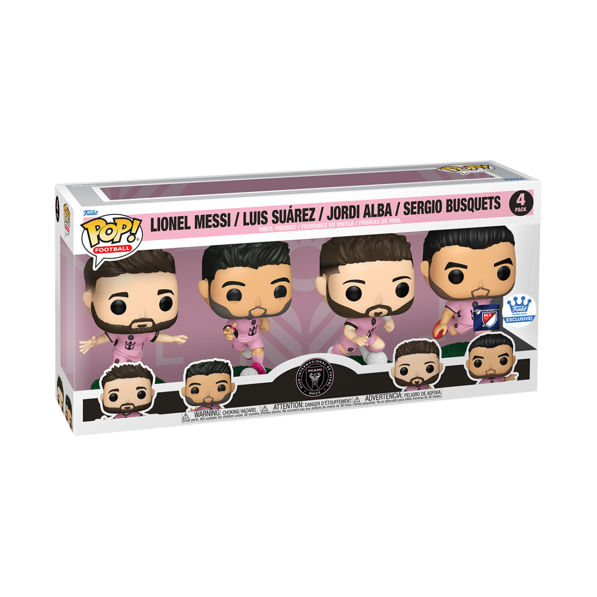 Pop! MLS - Inter Miami CF 4-Pack - Figurine Pop! MLS - vue 2
