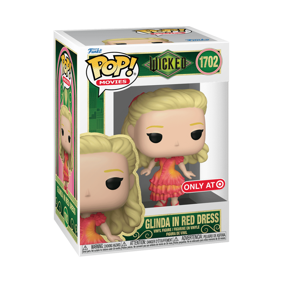 Pop! Glinda in Red Dress - Figurine Pop! Wicked - vue 2