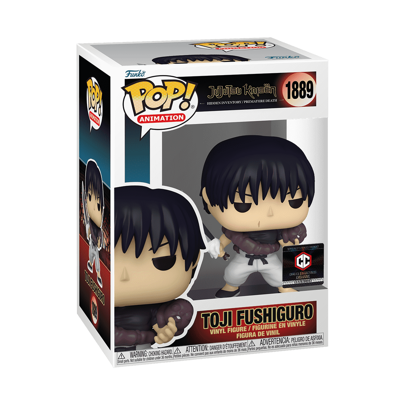 Pop! Toji Fushiguro with Split Soul Katana - Figurine Pop! Jujutsu Kaisen - vue 2