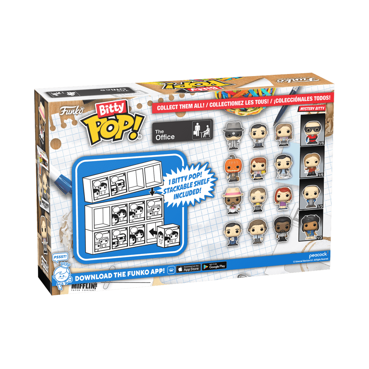 Bitty Pop! The Office 4-Pack Series 4 - Figurine Bitty Pop! The Office - vue 3