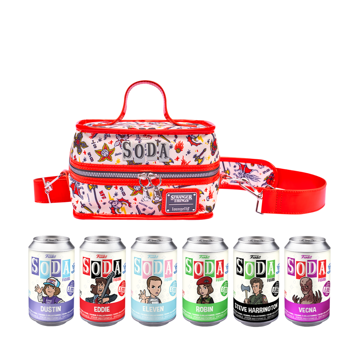 Vinyl SODA Stranger Things 6-Pack with Cooler - Figurine Vinyl SODA & Bag Stranger Things - vue 3
